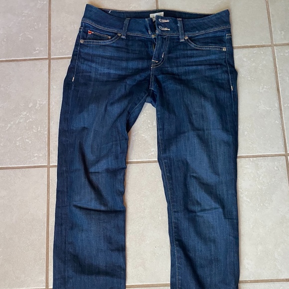 Hudson Denim Ginny Crop Straight Cuff Jeans | 27 - Picture 2 of 6